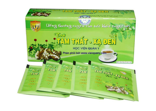 04Boxs - TRÀ TAM THẤT XẠ ĐEN - Học Viện Quân Y