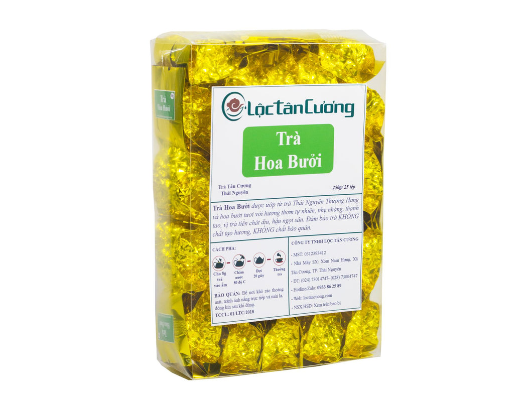 Trà Ướp Hoa Bưởi Hộp Tép 250g/25 tép