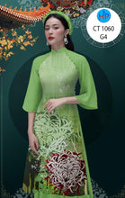 Load image into Gallery viewer, 1 Set - Ao Dai - Traditional Vietnamese Long Dress Collections with Pants - Silk 3D - All Size - Hoa Cuc
