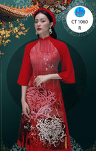 Load image into Gallery viewer, 1 Set - Ao Dai - Traditional Vietnamese Long Dress Collections with Pants - Silk 3D - All Size - Hoa Cuc
