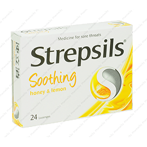 05 Boxes - Strepin Hộp 24 Chanh Mật Ong TL K1