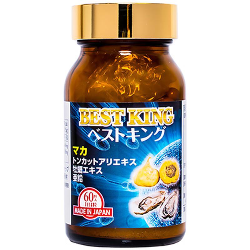 Viên uống Best King JpanWell hỗ trợ tăng cường sinh lý và khả năng sinh sản ở nam giới (60 viên)